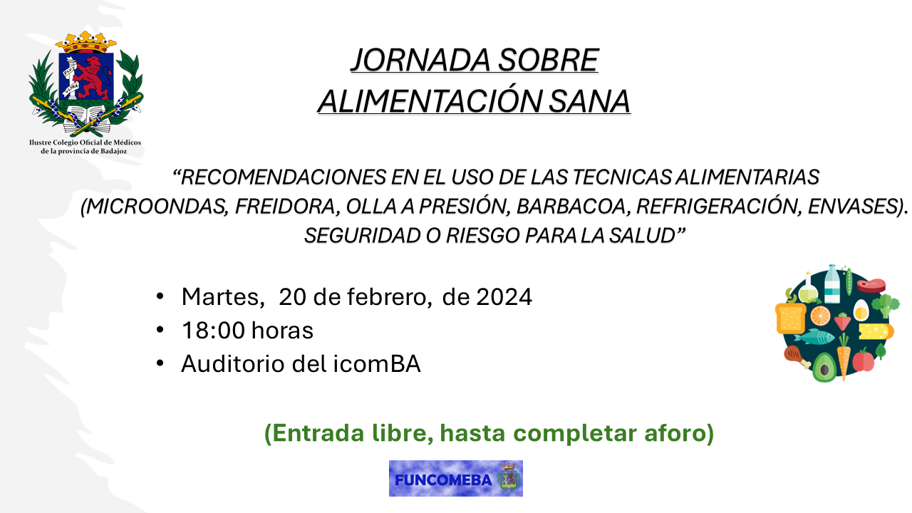 JORNADA SOBRE ALIMENTACIÓN SANA