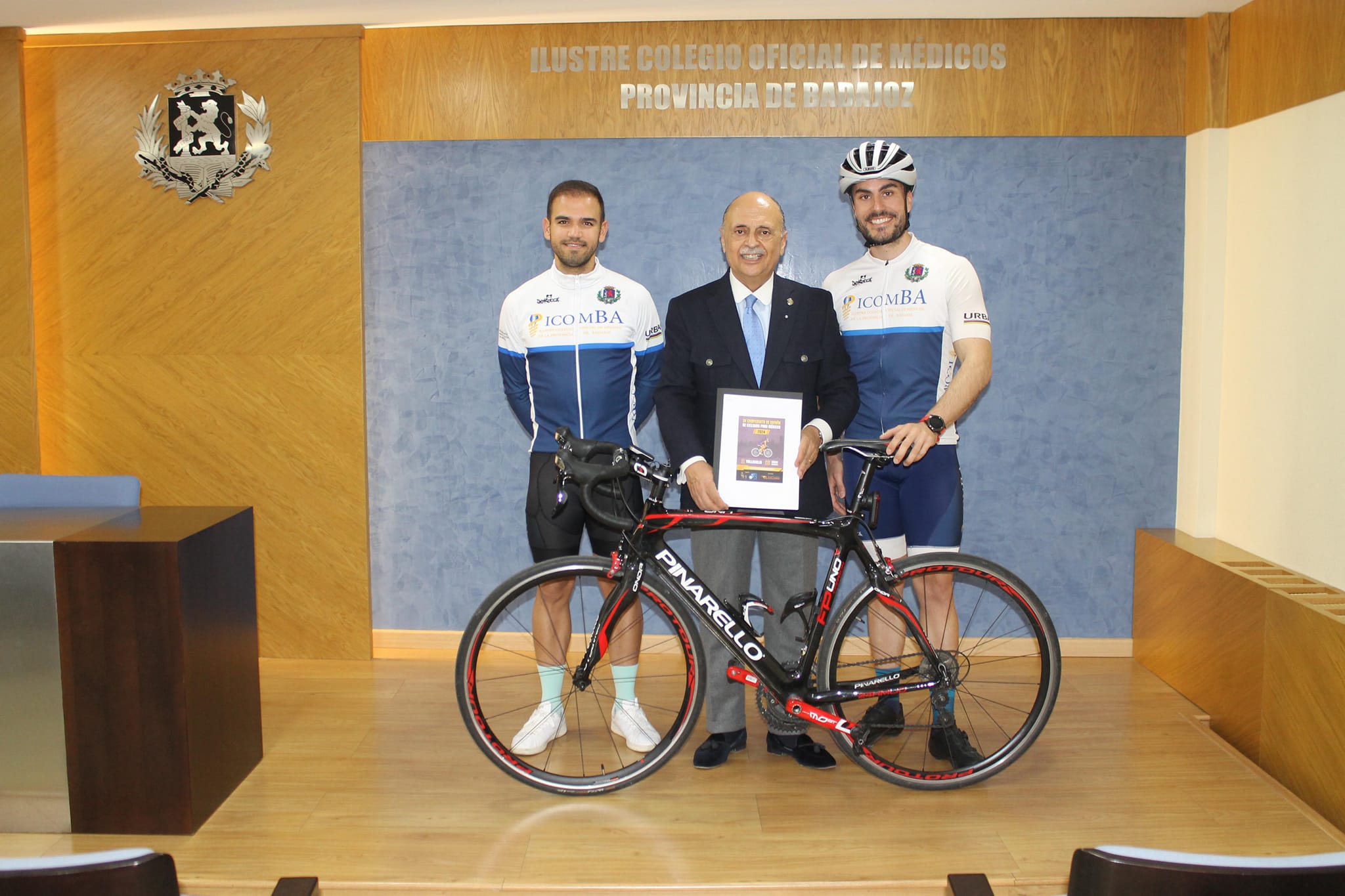 Los colegiados Urbano Cansado y Méndez Barragán representarán al icomBA en el Campeonato de España de Ciclismo para Médicos