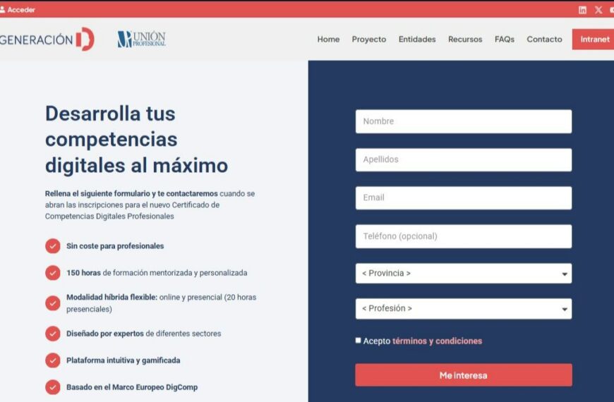 Curso de Formación en Competencias Digitales
