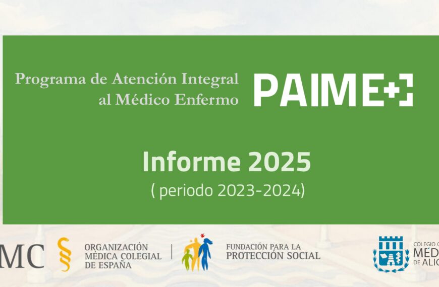 El Programa de Atención Integral a Médicos Enfermos alcanza los 10.000 profesionales tratados 