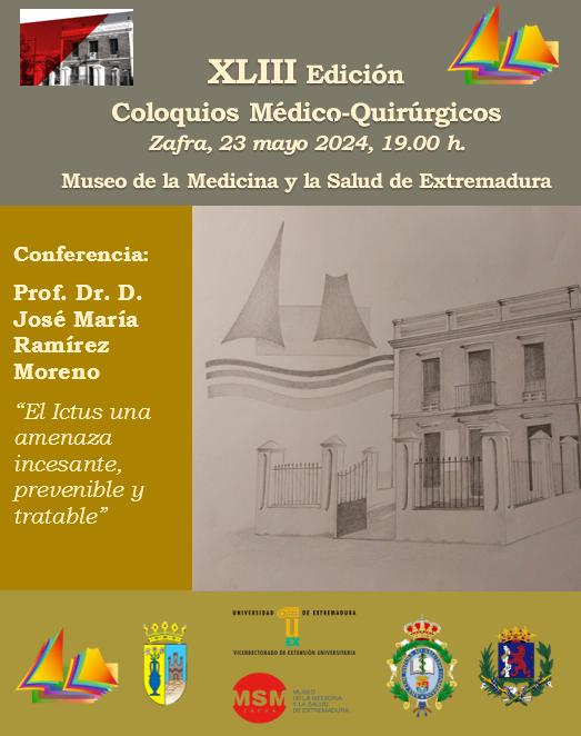 Zafra acoge el 23 de mayo los XLIII Coloquios Médico-Quirúrgicos