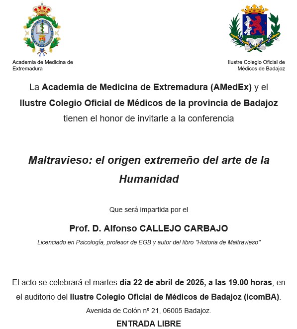 Conferencia AMEDEX: «Maltravieso: el origen extremeño del arte de la Humanidad»