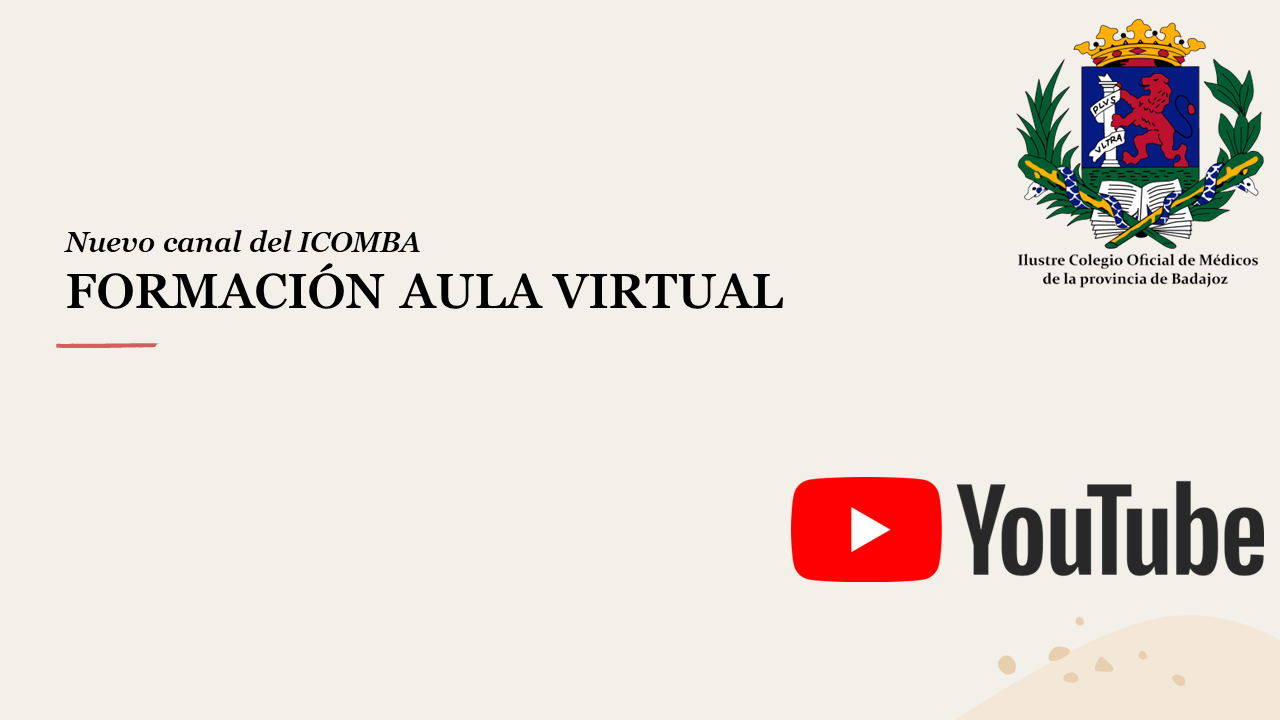 Nuevo canal de ICOMBA FORMACIÓN AULA VIRTUAL